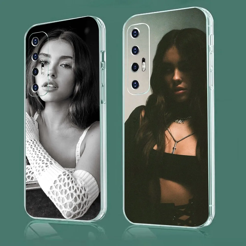 Крутой Чехол для мобильного телефона Madison Beer для Xiaomi 11 Redmi Note 11 5G 8T 9A 9 10T Note8Pro Note9 12SUltra прозрачный чехол