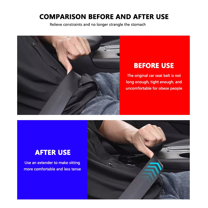 Car Logo Seat Belt Plug Mirror Alloy Safety Belt Extend Lock Buckle Auto Accessories For Cadillac Optiq Vistiq Escalade IQ XT4