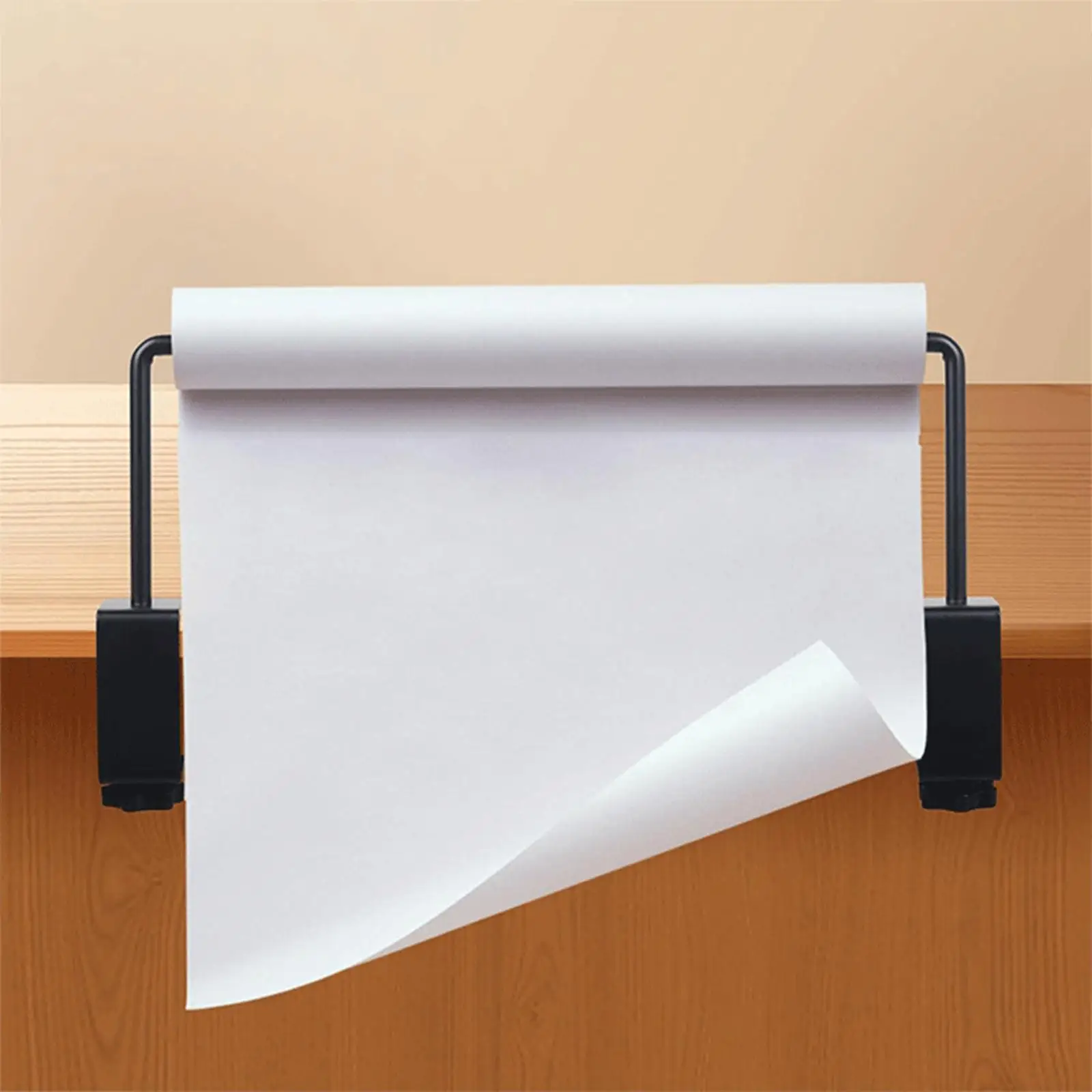 Craft Paper Roll Holder Convenient Setup Strong Art Drawing Paper Organizer Desktop Wrapping Paper Holder for Drawing Workshop