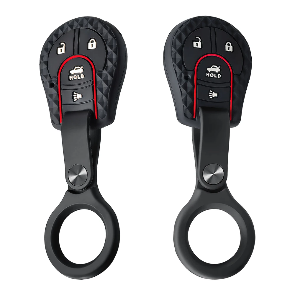 Keychain Car Key Case Cover For Nissan Tiida Terrano Cube Pathfinder Rogue 2012 Maxima Altima Sentra Juke Micra Qashqai March