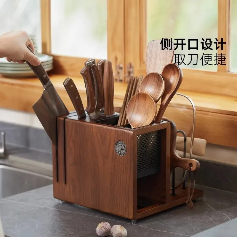 Good multi-function rack cutting board rack kitchen utensils storage cutting board