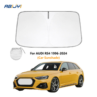 For AUDI RS4 1996-2024 Car Windshield Sun Shade Covers Visors Front Window Sunscreen Protector Parasol Coche Sunshade