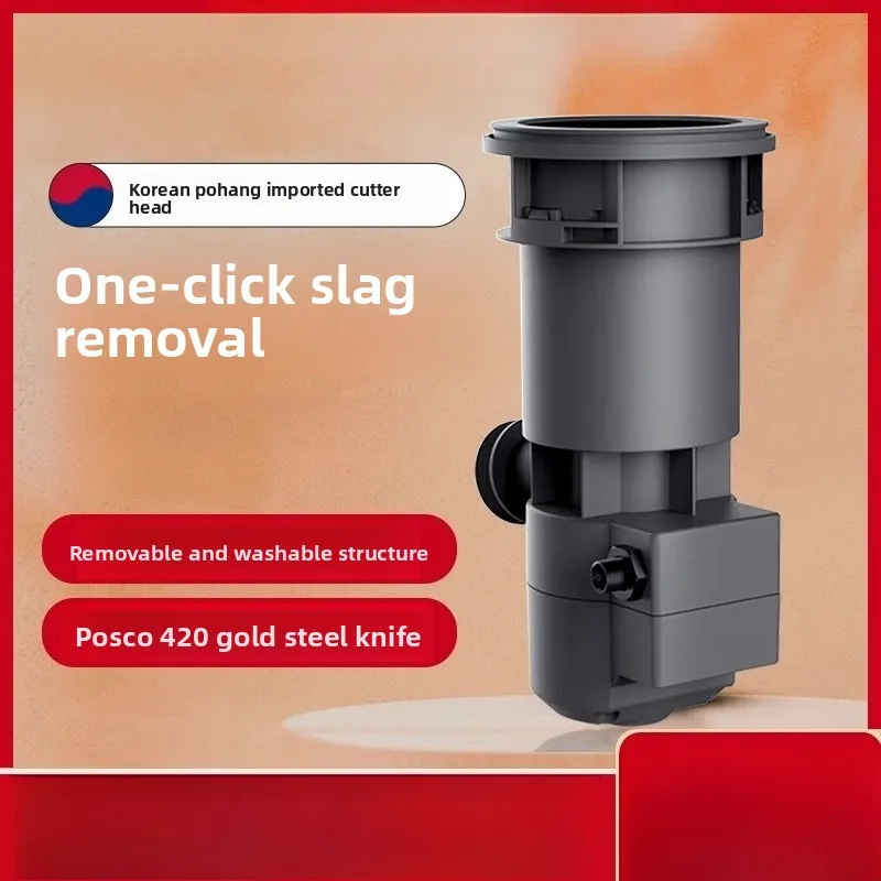 معالج نفايات المطبخ، تصريف منزلي للمطبخ، مطحنة طعام رطبة أوتوماتيكية صغيرة، جهاز التخلص من نفايات الطعام عالي السرعة #2