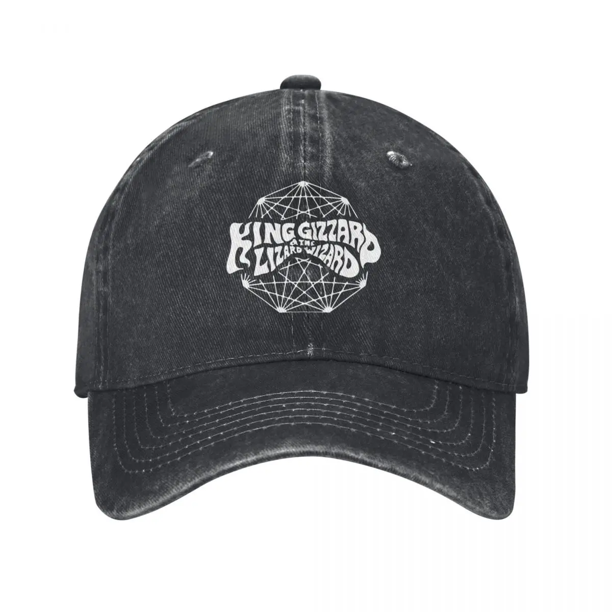 

King Gizzard And The Lizard Wizard Rock Baseball Cap Casual Distressed Washed Snapback Hat Unisex Outdoor Running Golf Caps Hat