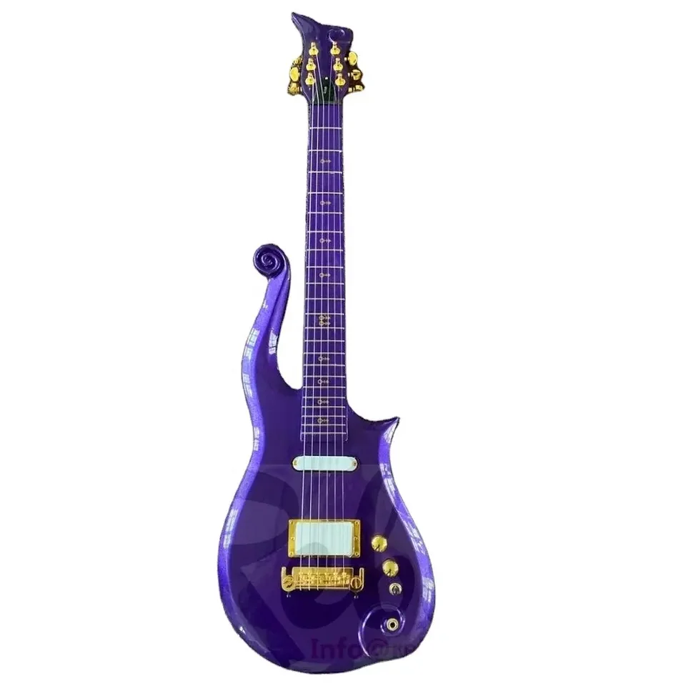 Weifang-Cloud Prince Electric Guitar, 6 Strings, Electrica Guitar, Purple Colour