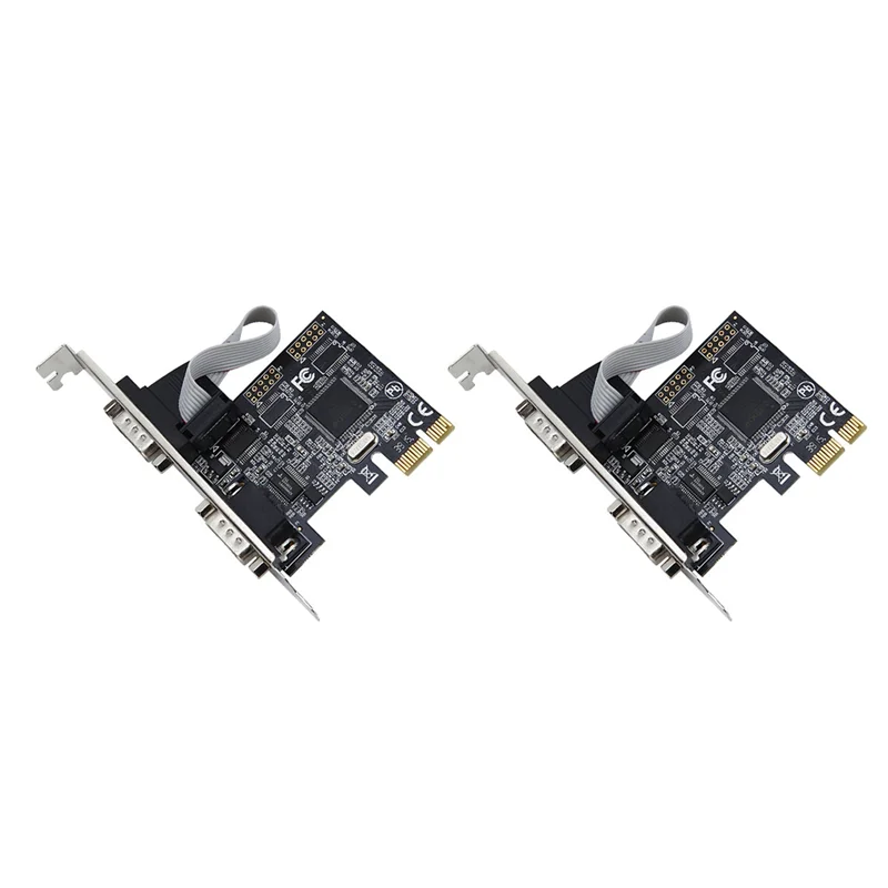 2x-pcie-シリアルポート-rs232-インターフェイス-pci-e-pci-express-カードアダプタ産業用制御コンピュータ拡張カード