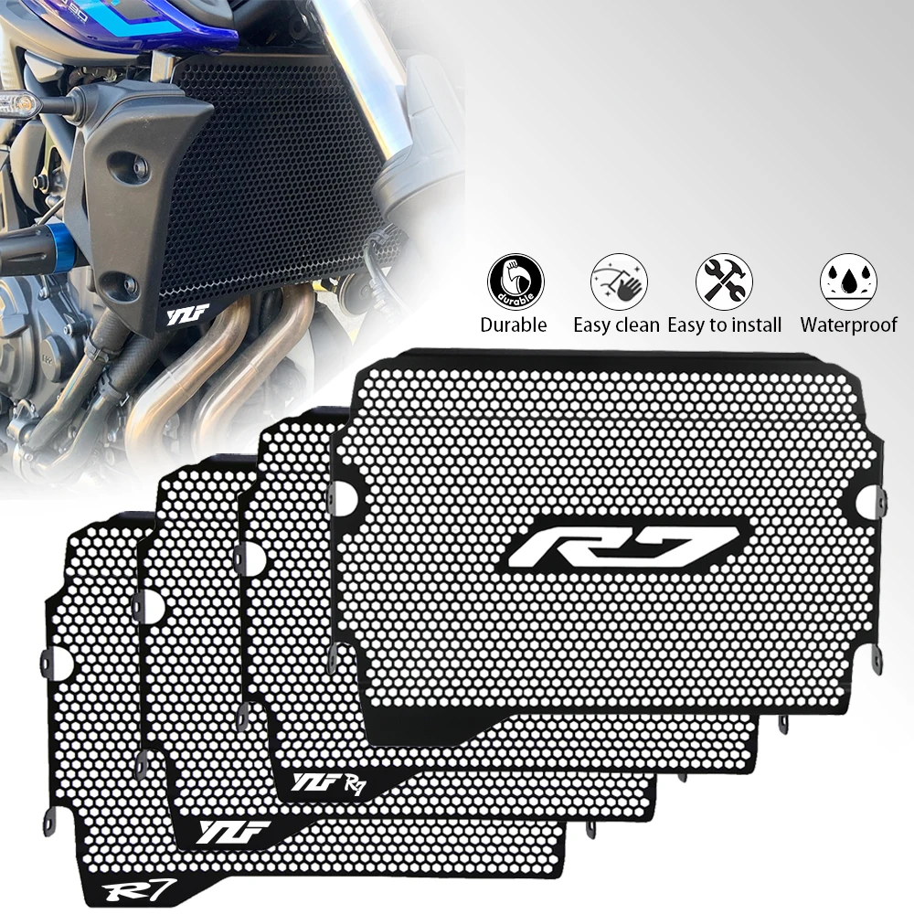 

YZF R7 YZF yzf R7 2024 Motorcycle Aluminium Radiator Grille Guard Protection Cover FOR Yamaha YZF-R7 Radiator Guard 2022 2023