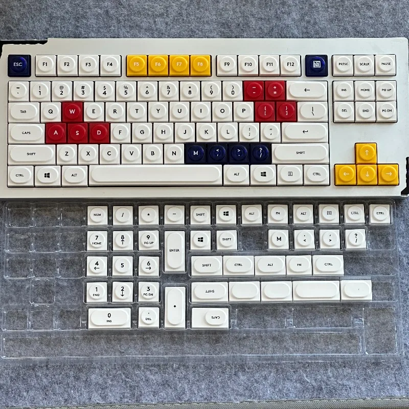 

Building Blocks Keycap Simple Toy Keycaps PBT Material Cross Low Axis Universal Keycaps Theme Keycaps Office Polka Dot Keycap