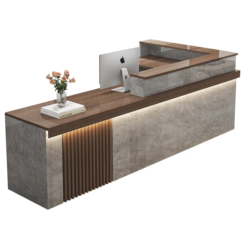 

Modern Storage Reception Desk Senior Luxury Beauty Industrial Reception Counter Design Usa Recepcion Mostrador Office Furniture
