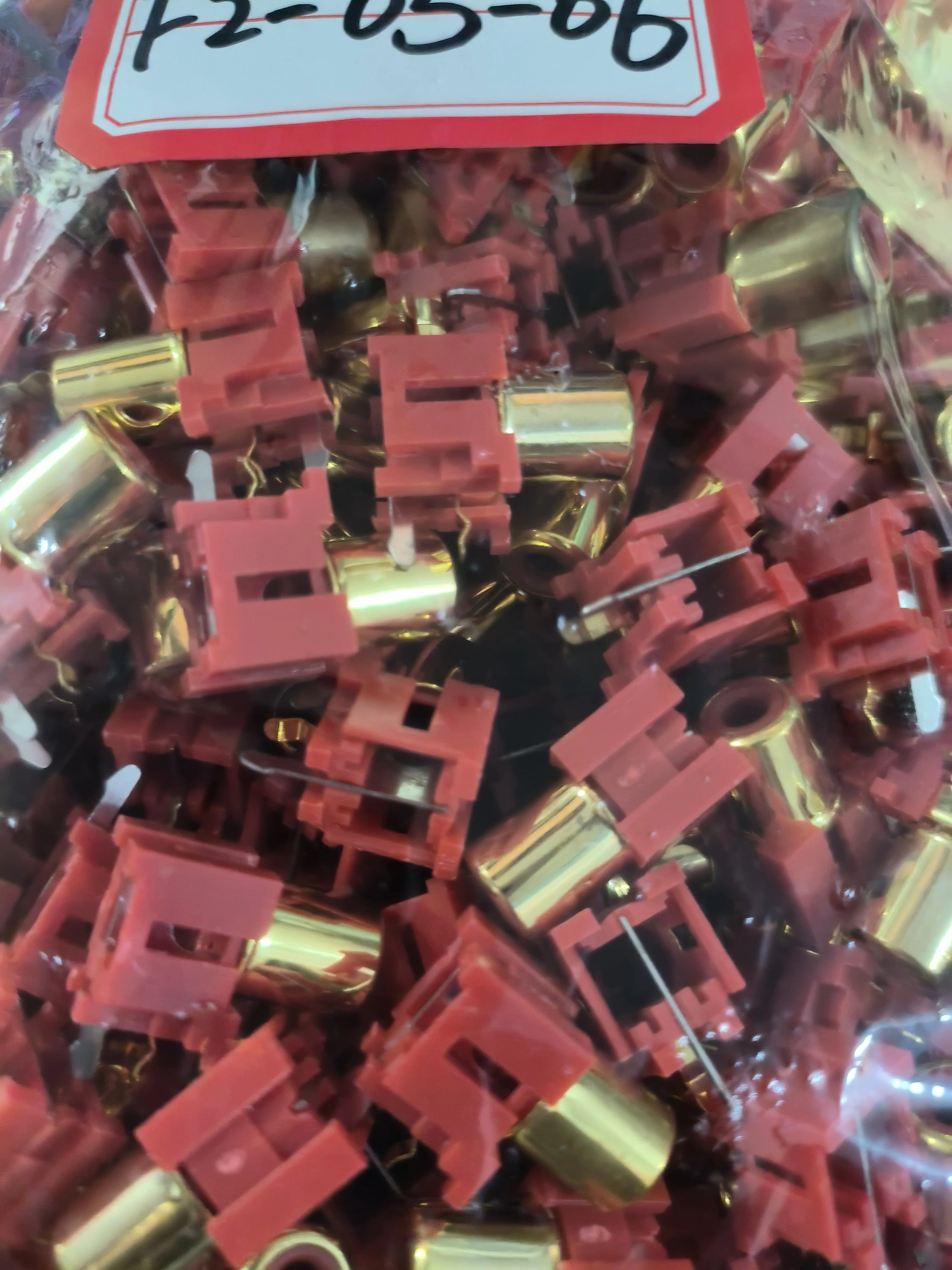 10PCS RCA socket Lotus socket Audio socket AV socket Signal audio socket Plug red gold plated RCA210