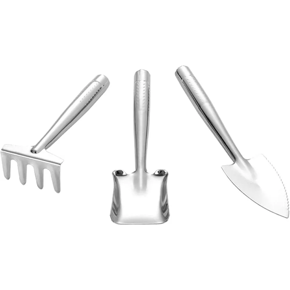 

Garden Tools Set, 3 Piece Heavy Duty Gardening Tools, Stainless Steel Garden Tool Set Outdoor Gardening Hand Tools -Gift for Wom