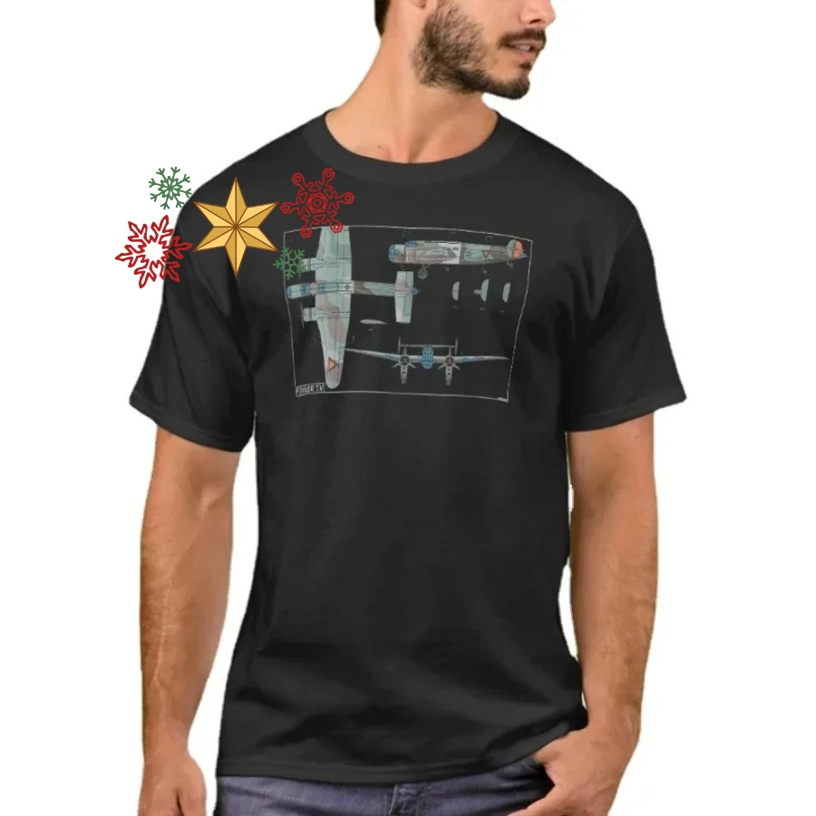Netherlands Air Force Fokker T.V Bomber T-Shirt 100% Cotton O-Neck Short Sleeve Casual Mens T-shirt Size S-3XL