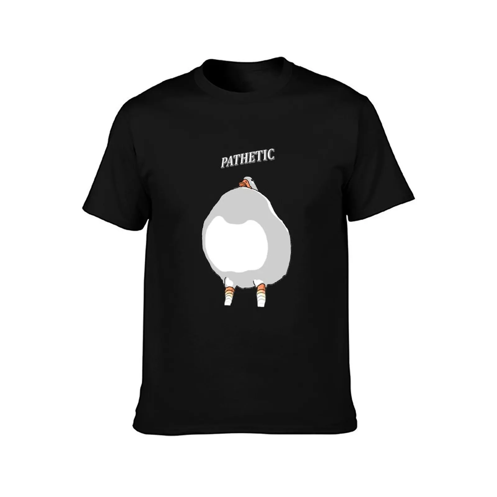 Duck Judges as Pathetic Dark T-Shirt, Summer Casual Cotton Tee, Oversized Streetwear Tops, Vintage Graphic Print, 100% Cotton