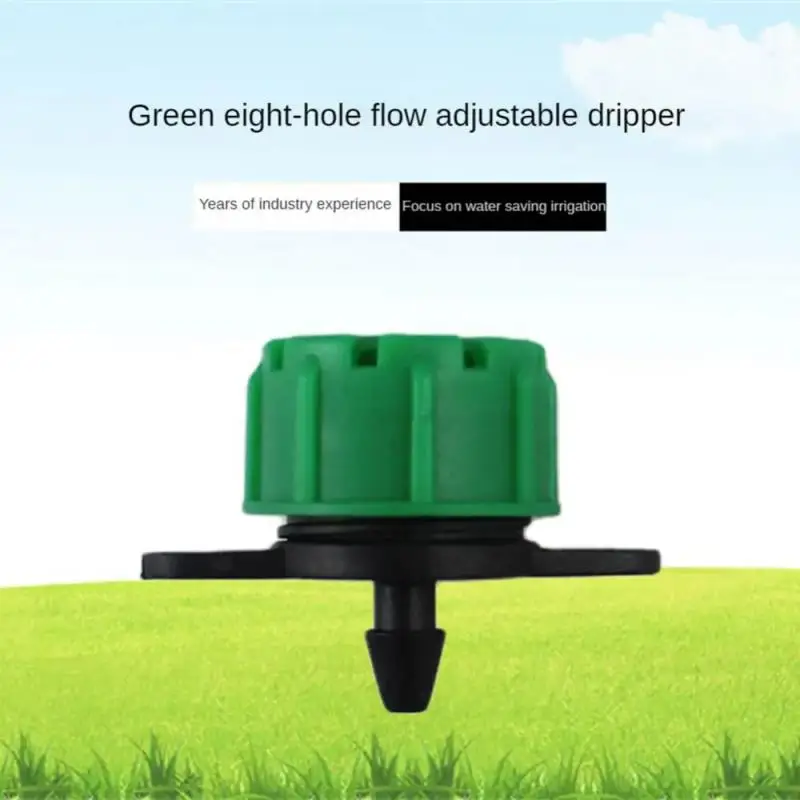 30-800X Garden 4/7MM Adjustable Micro Nozzle Drip Irrigation System 1/4'' Watering Sprinkler Anti-clogging Emitter Dripper