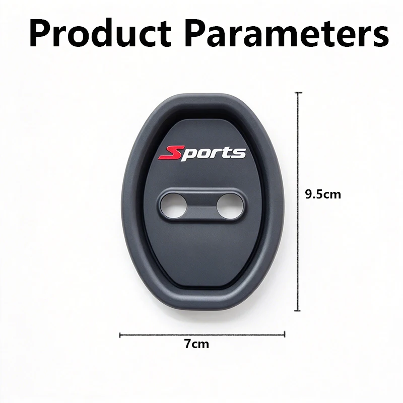 Sports Universal Car Vehicle Door Locks Guard Stopper Silicone Cushion Mute Shock Absorber Protective Cover Silent Shock Pads