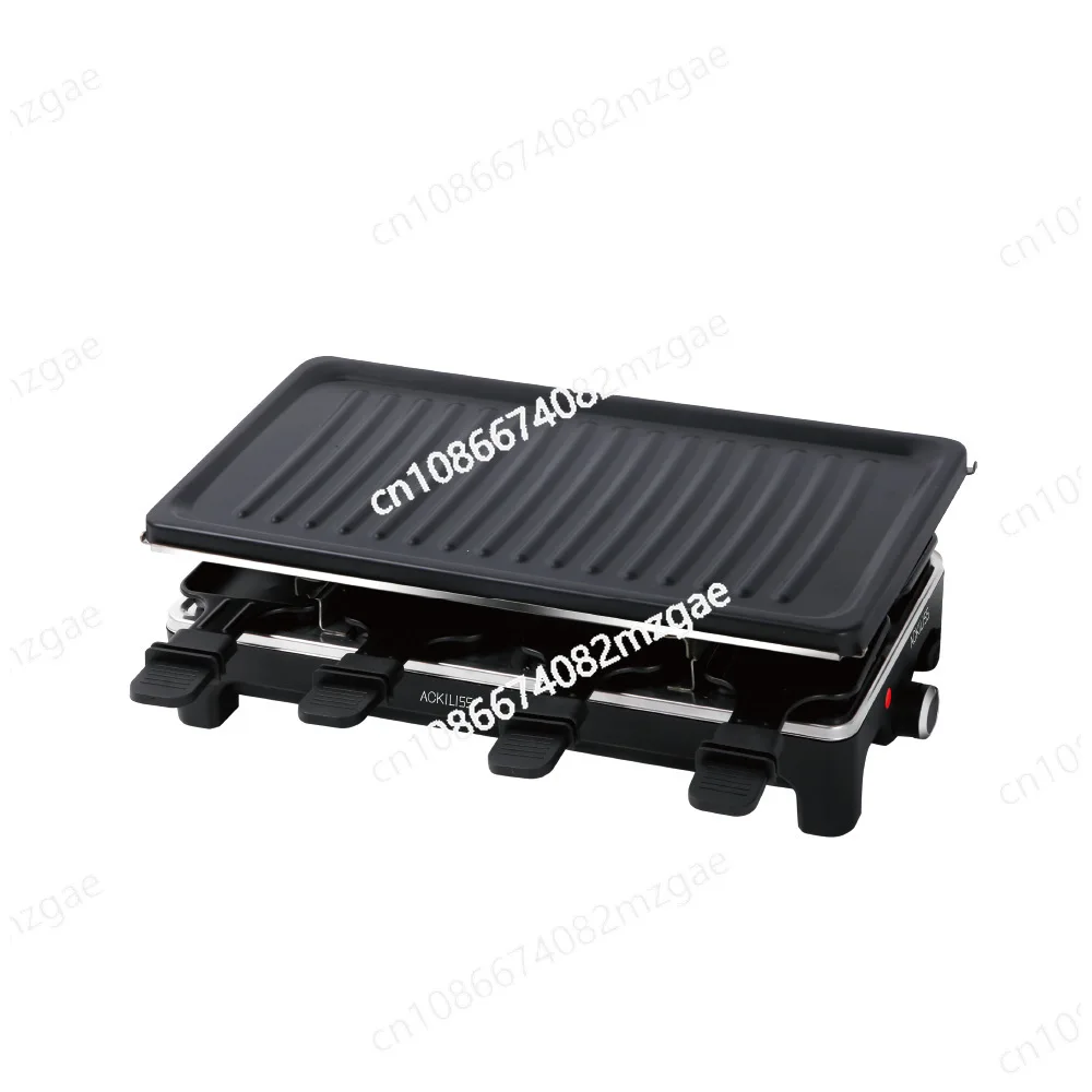

Household Multifunctional BBQ Grill Multi-layer pull-out frying pan BBQ grill Electric baking pan