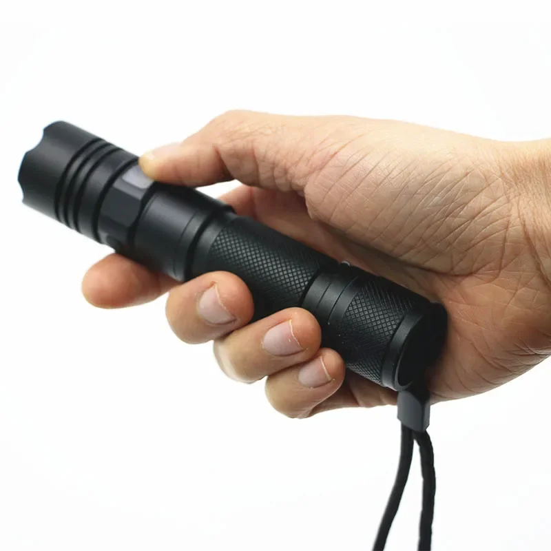 EDC المحمولة البسيطة 800lm الألومنيوم P50 الشعلة التكتيكية، IPX45 مقاوم للماء زوومابلي الشعلة LED USB مصباح يدوي قابل لإعادة الشحن