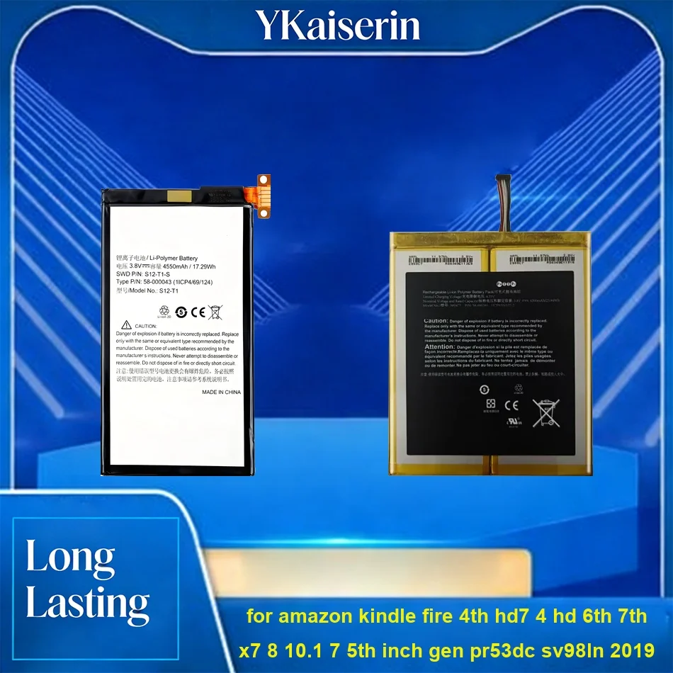 

Battery MC-347993 MC-308594 ST28 For Amazon Kindle Fire 4TH HD7 4 HD 6TH 7TH X7 8 10.1 7 5TH Inch Gen pr53dc sv98ln 2019
