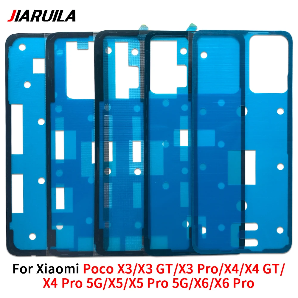 NEW Back Battery Housing Case Sticker Adhesive Glue Waterproof Back Cover Sticker Tape For Xiaomi Poco X3 Pro X4 GT X5 X6 Pro 5G
