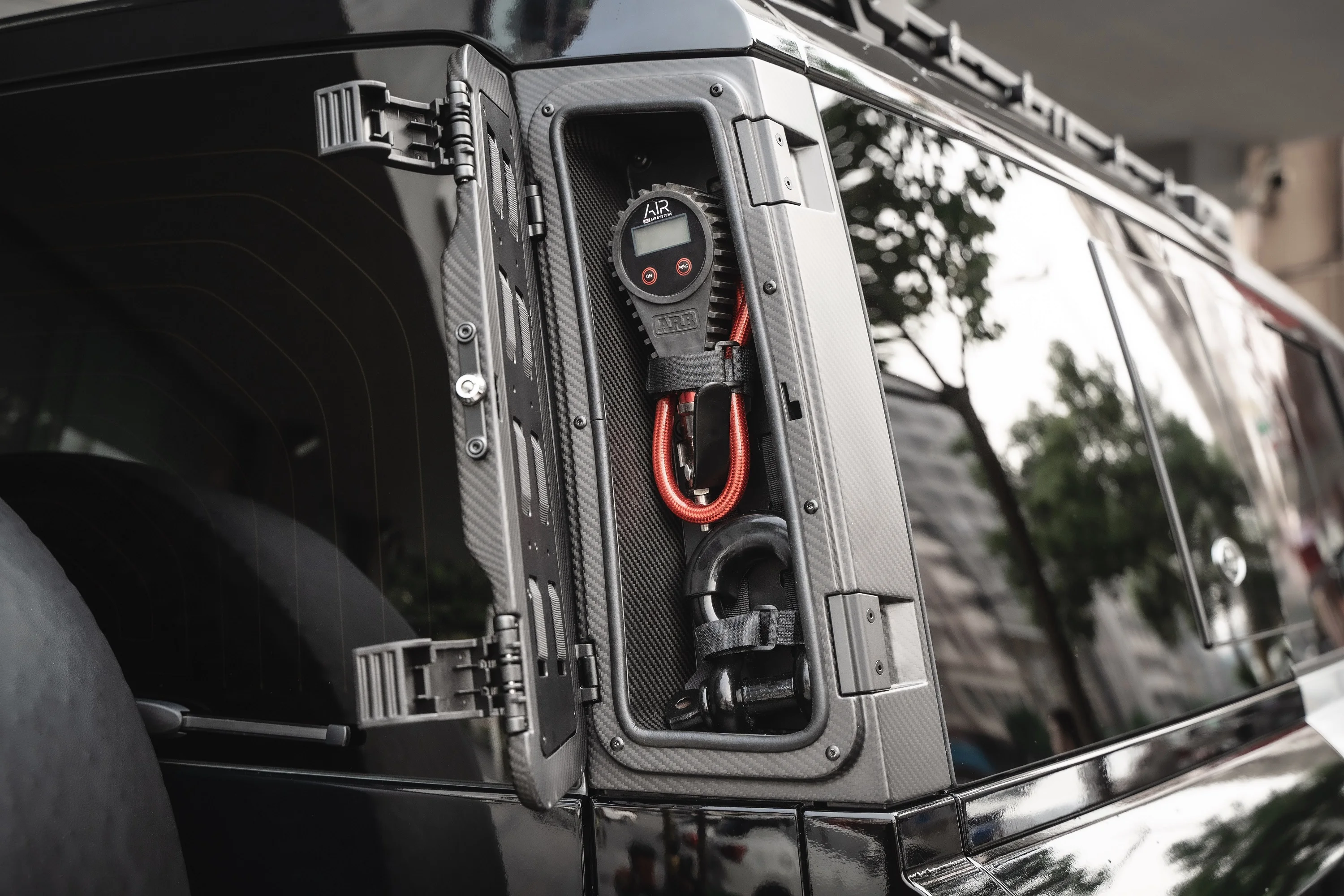 Plumb 2020+ Accesorios Caja de Herramientas de expansión lateral multifuncional de aluminio para Land Rover Defender L663 110 90