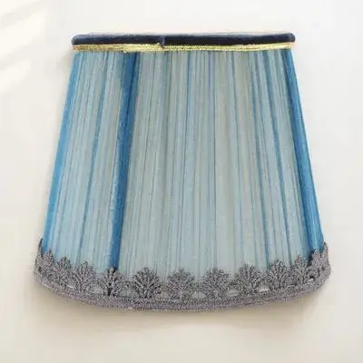

Creative Chiffon Lampshade Pleated Light Cover Dustproof Replacement For Bedroom Living Room Lamp Accessory