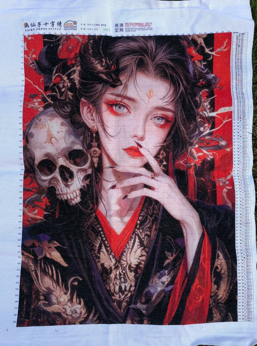 Beuty 14CT 16CT مطبوعة على قماش عبر الابره لتقوم بها بنفسك مجموعة النمط الصيني عدة المنزل التطريز التطريز 117 ألوان #2
