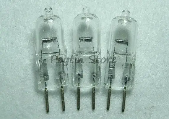 10Pcs G6.35 12V 35W 50W 75W 100W Spot Lamp Halogen Bulb Dental Medical Bulb Halogen Lamp