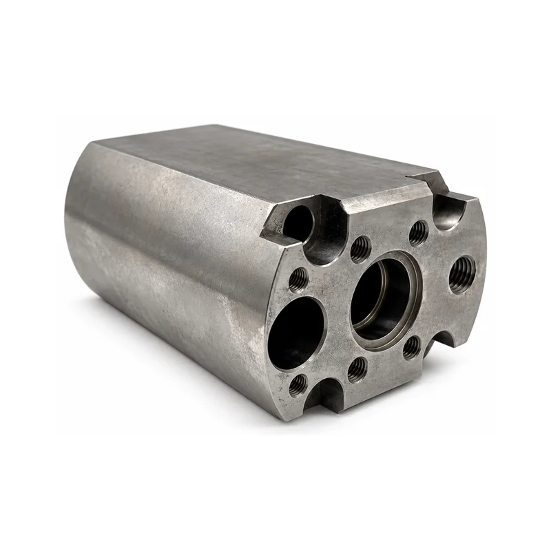Custom Carbon Steel Machined Hex Chuck Adapter Fixture CNC Machining Service