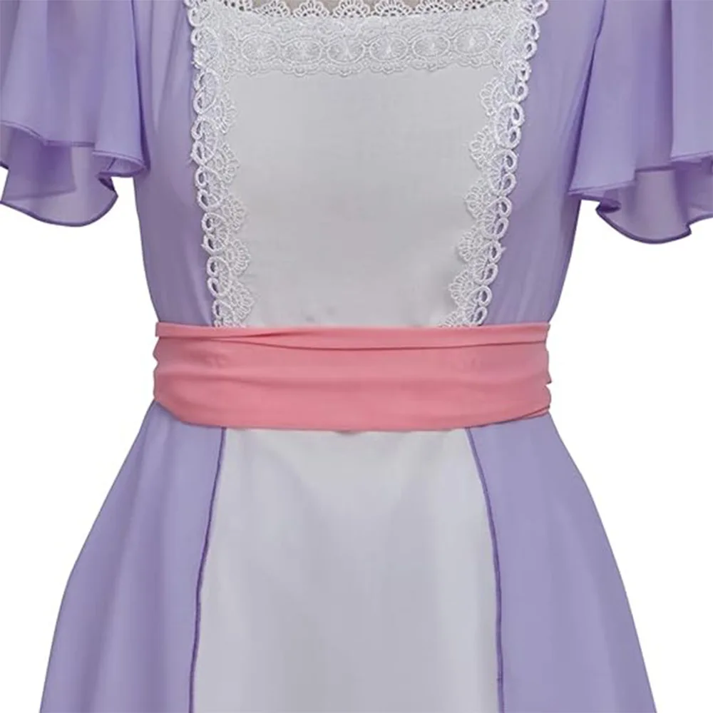 Movie Titanic Rose Cosplay Costume Rose Purple High Waisted Retro Dress  Necklace Outfit Women Makeup Ball Dress Halloween Party - AliExpress  200000532