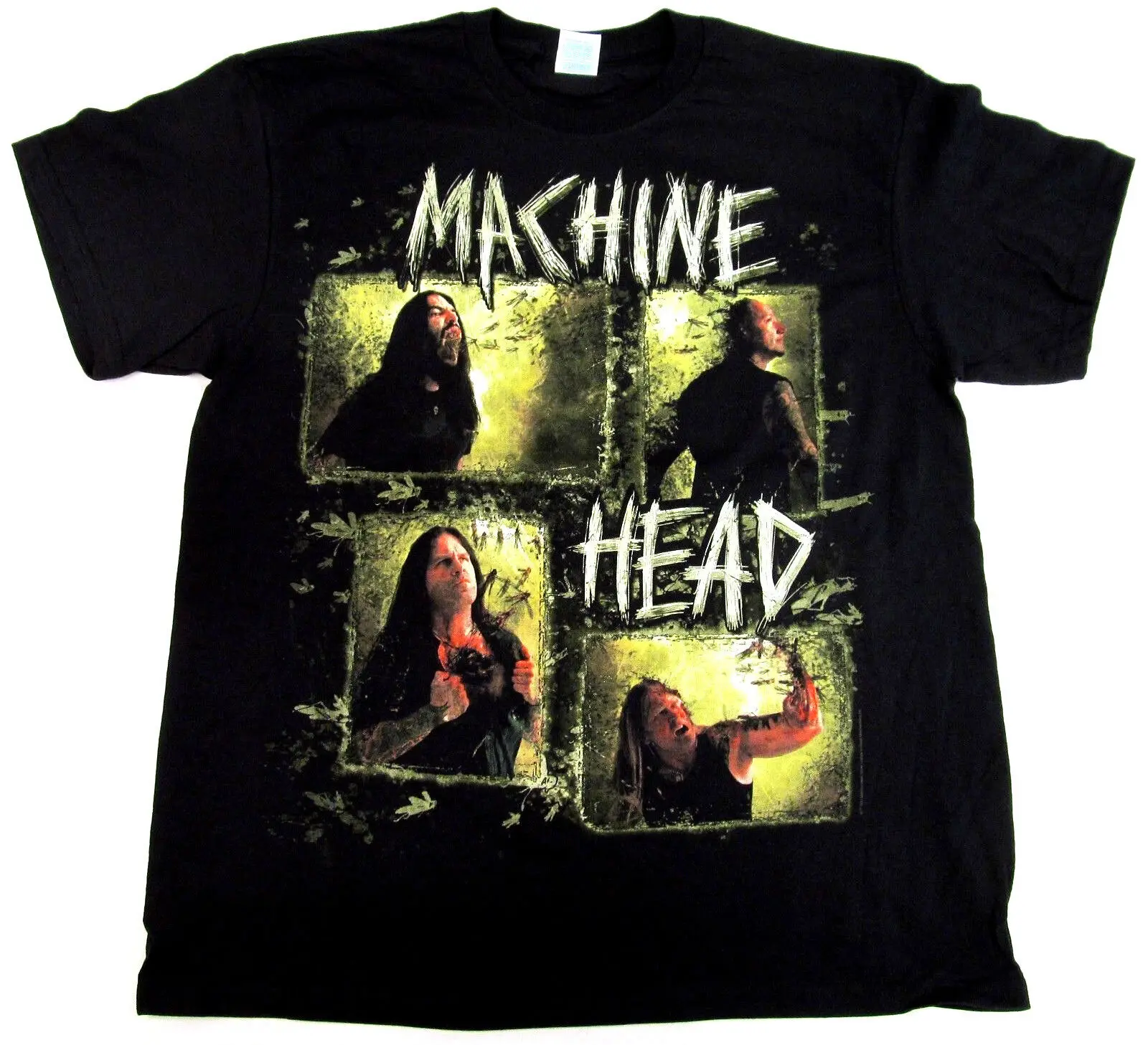 MACHINE HEAD T shirt RECTANGLE Unto The Locust Diamond Licensed Men's New