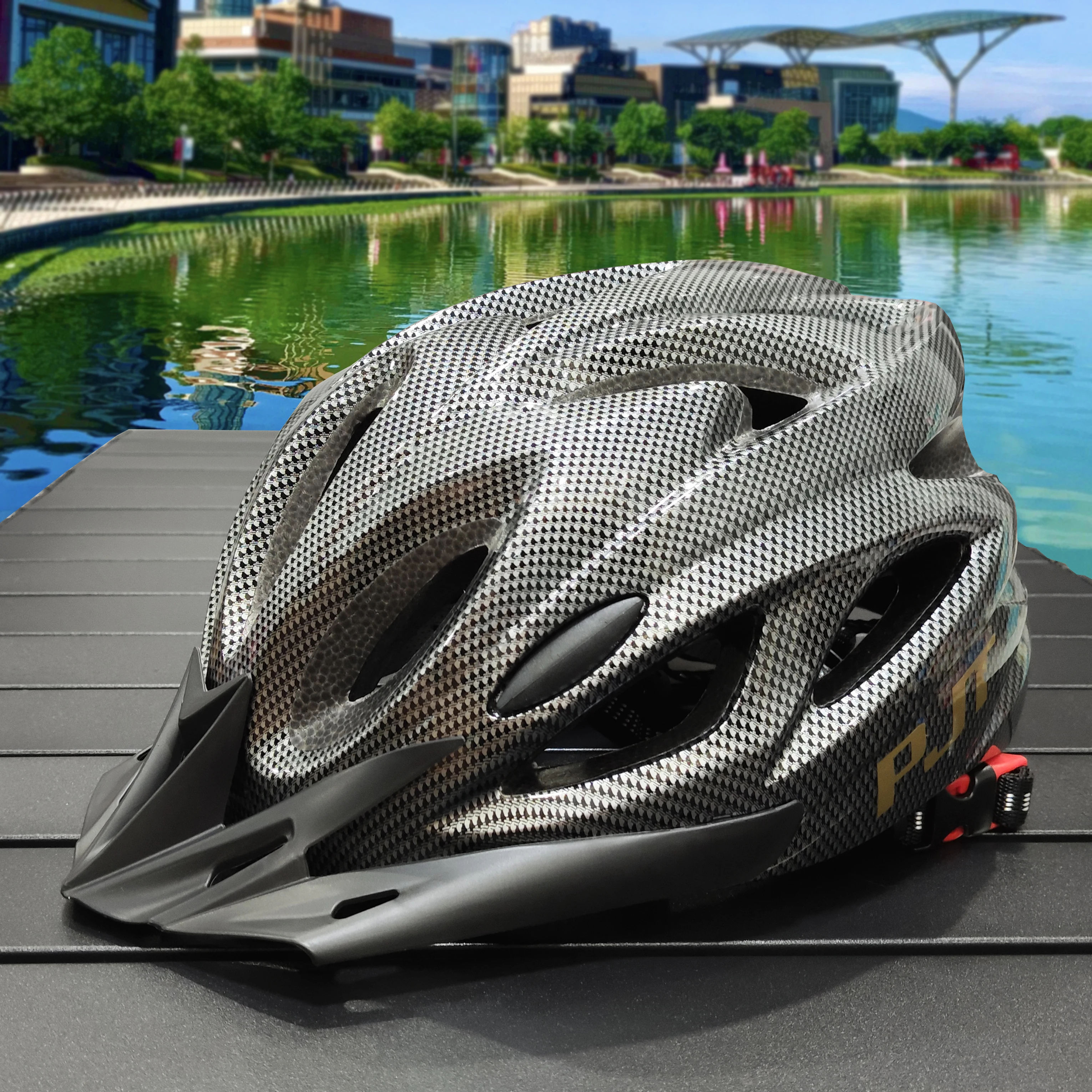 PMT New Cycling Helmet Comfort Lining Lightweight Hollow Riding Safety Head Protection Bicycle MTB Helmets Men Women Bike Helmet