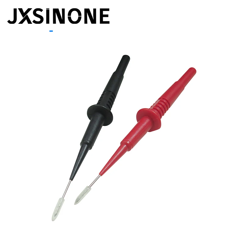 JXSINONE P5008 2 قطعة العزل ثقب إبرة غير المدمرة المتعدد اختبار المسابر الأحمر/الأسود