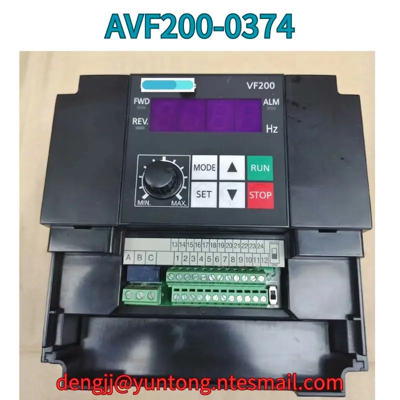 

Used 3.7KW frequency converter AVF200-0374 test OK Fast Shipping