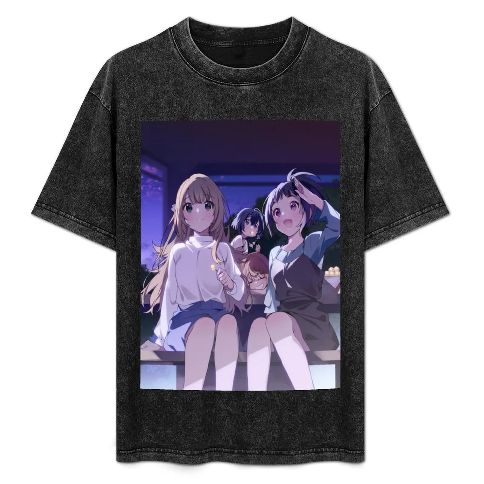 Camiseta Shiroi Suna no Aquatope Dry Fit para correr, camiseta de manga corta