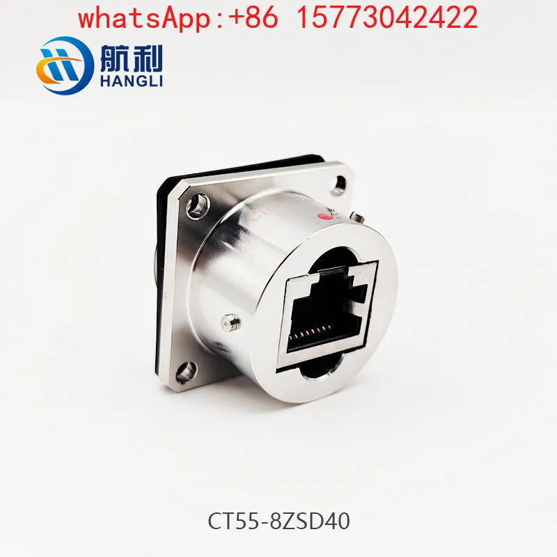 Original CT55 Series CT55-8ZSD0 8TD40 High Speed Network RJ-45 Data Interface Circular Air Plug