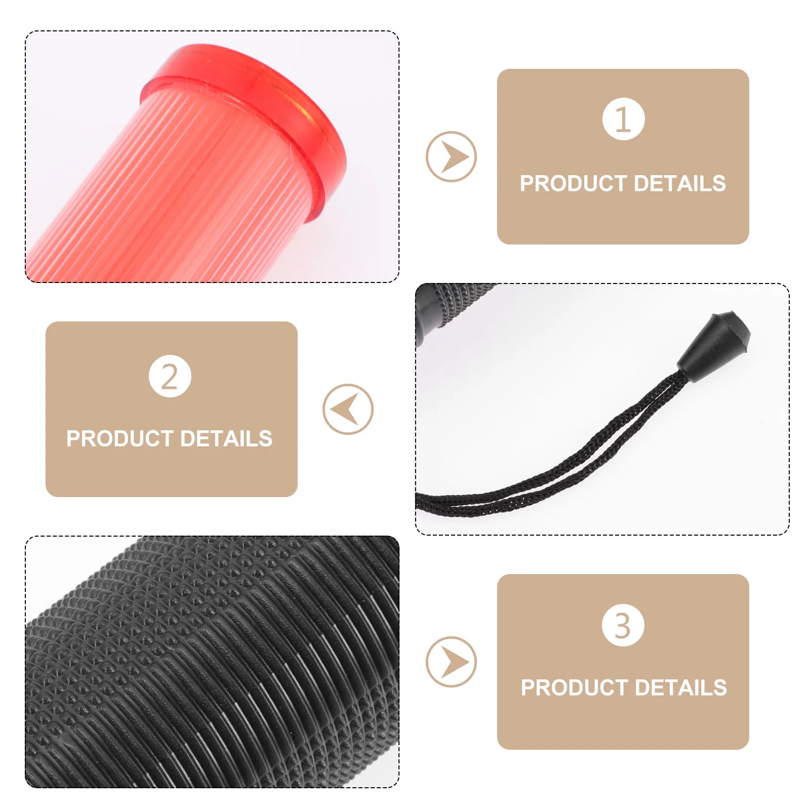 

5-Pcs Wand Led Safety Light Rechargeable Glow Stick Signal Wand Concert Traffic Safety Emergency Baton Warning Light For Traffic