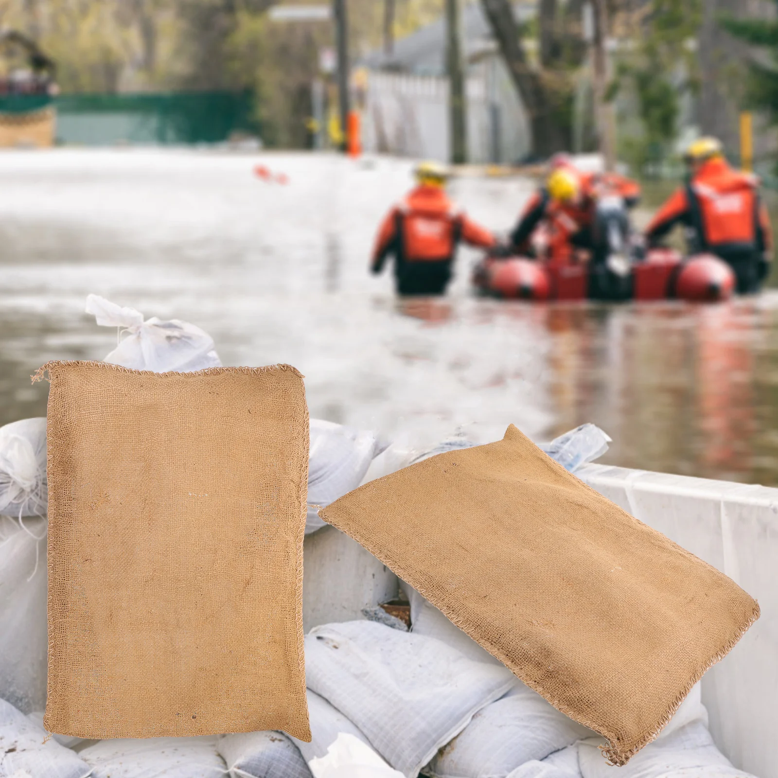 حقيبة متينة للتحكم في الفيضانات، كيس رمل قوي ومستقر لإعصار المطر، حاجز الفيضانات، أكياس رمل للفيضانات #3