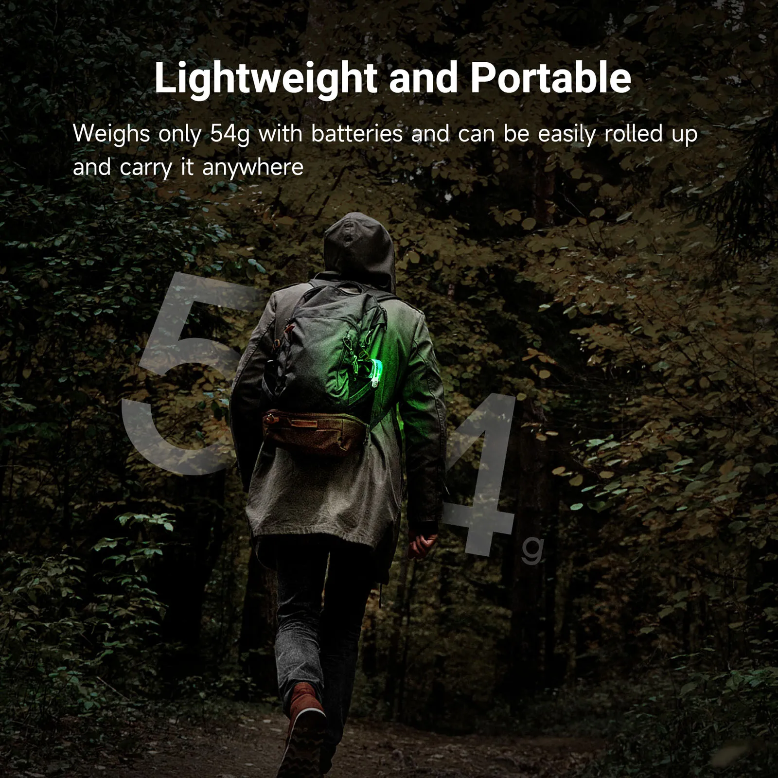 NEXTORCH-Bracelet lumineux LED aste en C laqué, source de lumière multicolore, sport de nuit, lumière de sécurité pour avertissement de signal