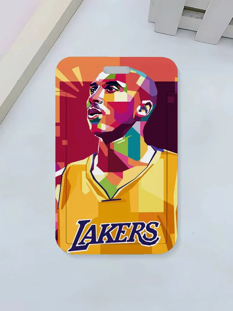 Cooler K-Kobe B-Bryants Ausweishalter mit Umhängeband für Büro, Schule, Namenskarten und Ausweise