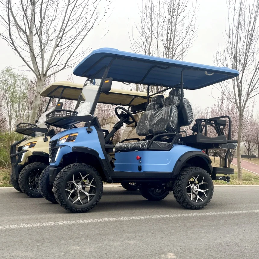 

Wholesale And Retail Electric Golf Cart 72V Lithium Battery Electric Golf Cart 4 6 Seats Club Sightseeing Car With Factory Price