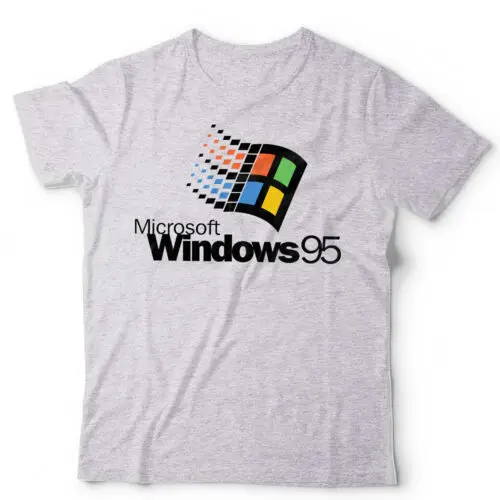 W95 Computer Tshirt Unisex Retro  90's Iconic Desktop OS Programme