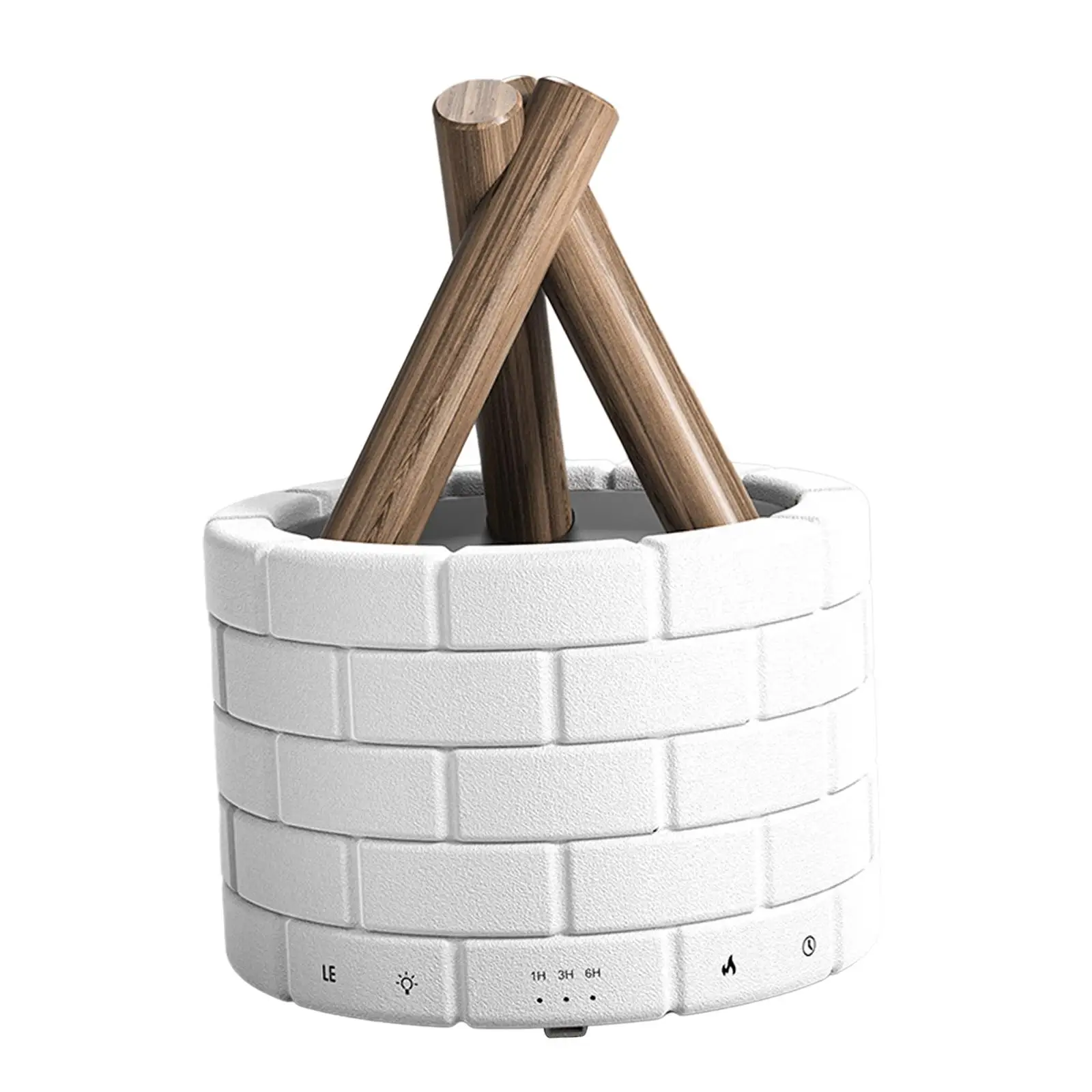 موزع الزيت العطري مع تأثير نار اللهب ، ناشر هواء هادئ ، زيت للسبا ، اليوغا ، غرفة النوم ، غرفة المعيشة ، هدية للمكتب