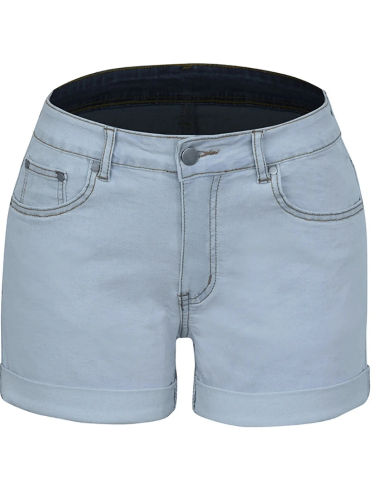 Pantaloni casual a vita alta micro elastici per il sollevamento dell'anca Street Sle Pantaloni estivi da donna Faion Butt orts