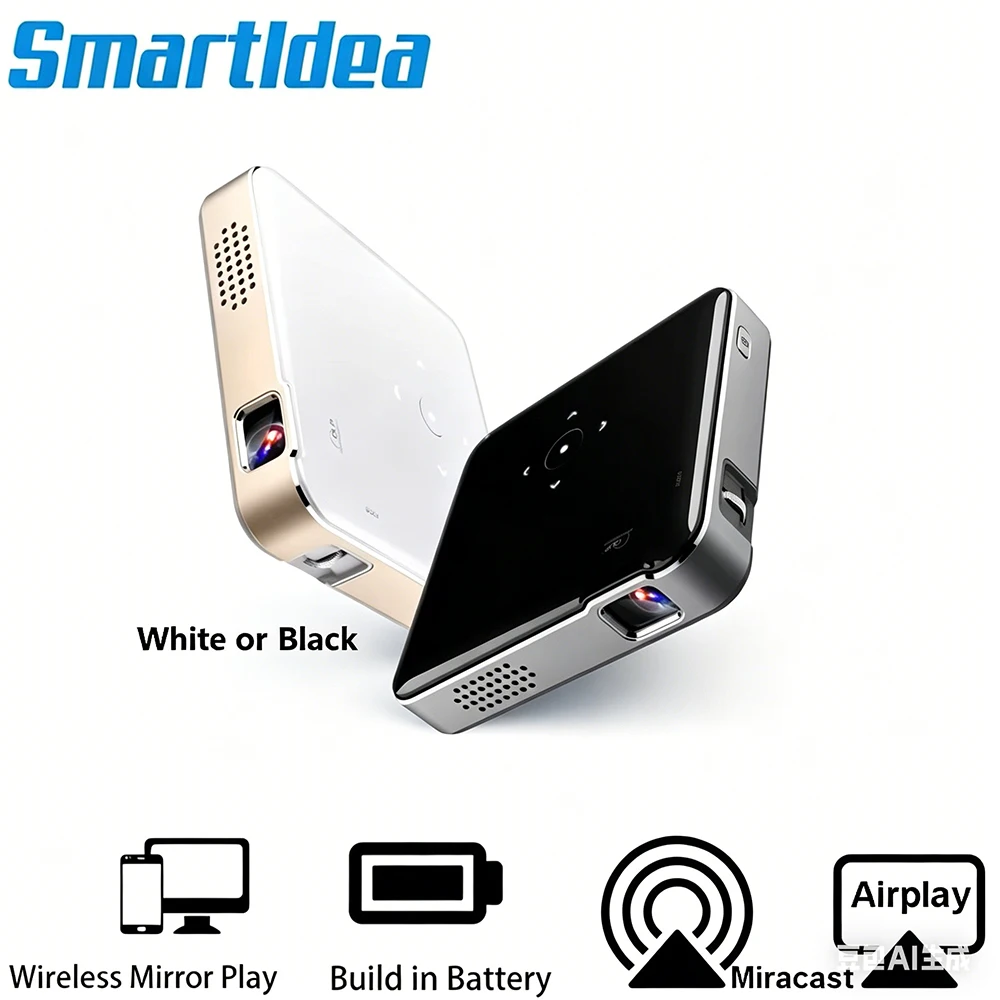 SmartIdea P60 Portable Mini Projector 300 ANSI Lumens