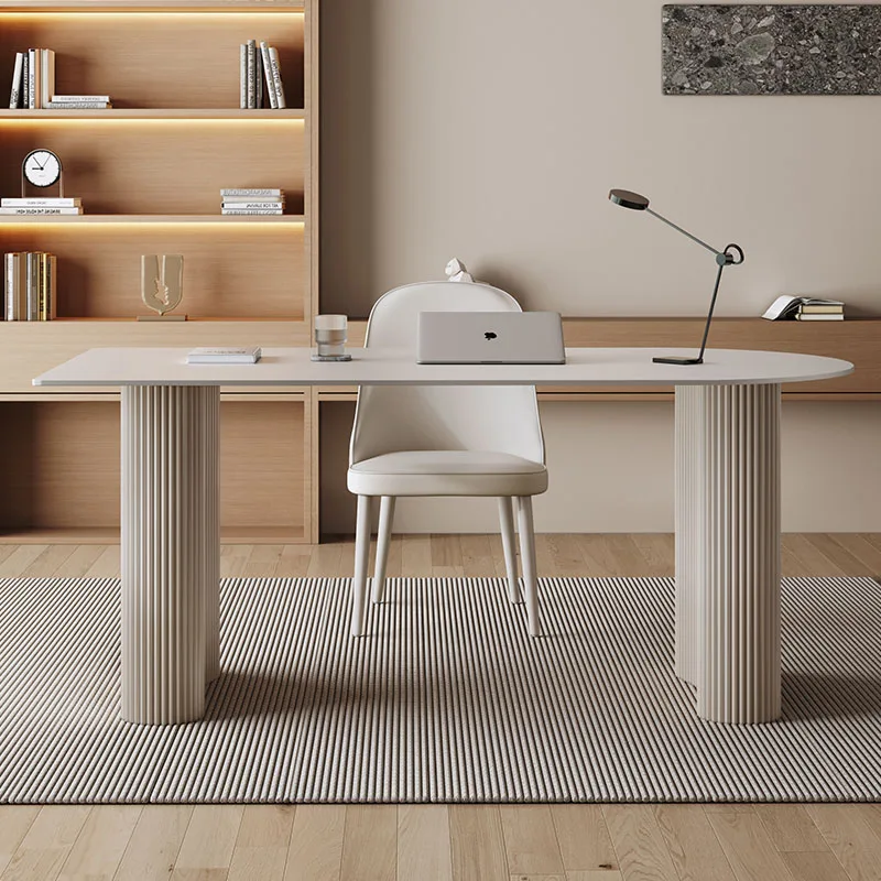 Motion Desk Table Office Computer Work Bureaux Economic Desks White Tables Auxiliary Home Offices Room Modern Furniture Luxury