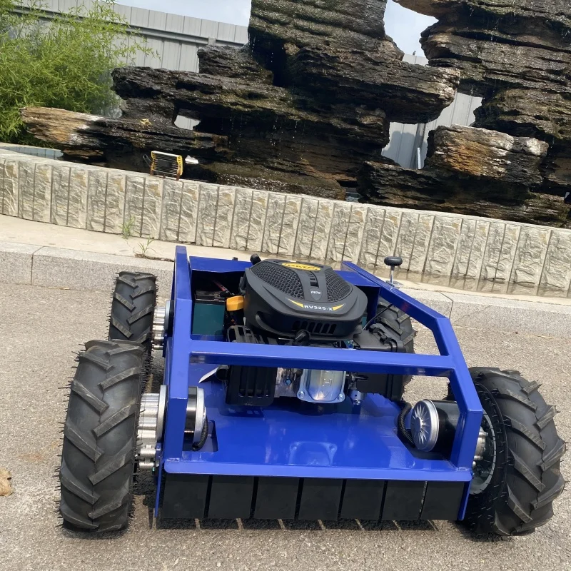 Self-Propelled Robot Lawn Mower Euro V Emission Remote Controlled Customizable Lawn Care Equipment CE Certified