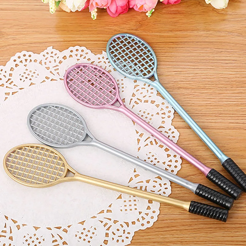 Cute student DIY Badminton Racket Toy Pen Creative stationery racket