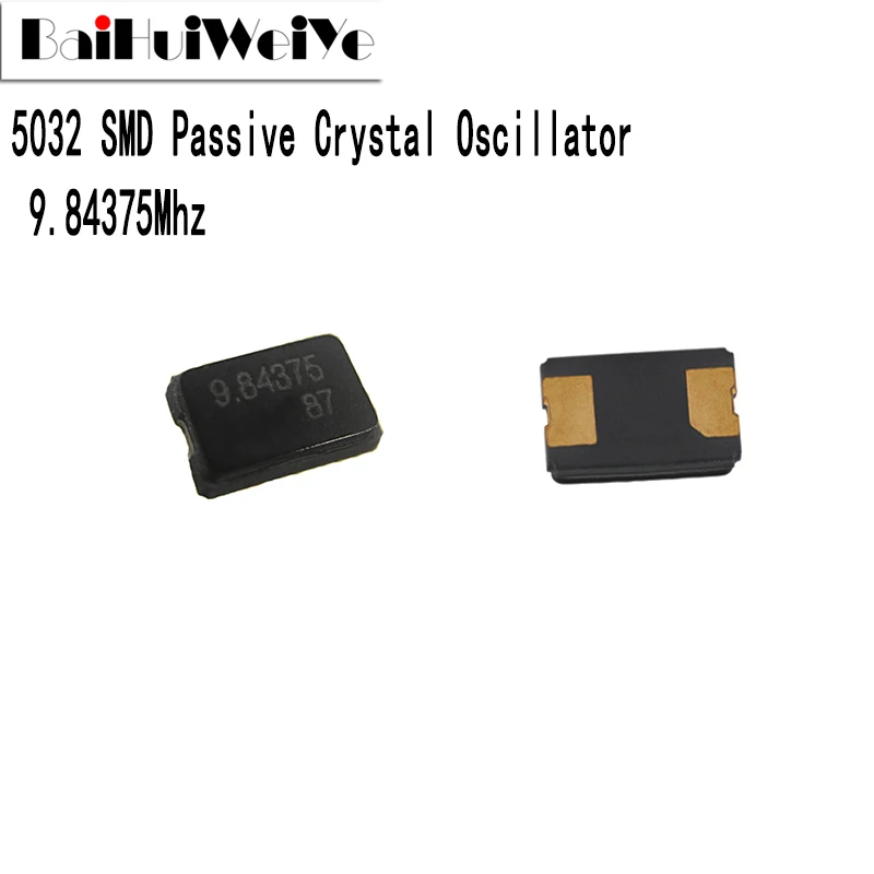 10Pcs 9.84375MHZ 9.84375M 9.84375mhz 20pF 5*3.2 SMD Quartz Resonator Crystal 2Pin 5032 Passive Crystal Oscillator Good Quality