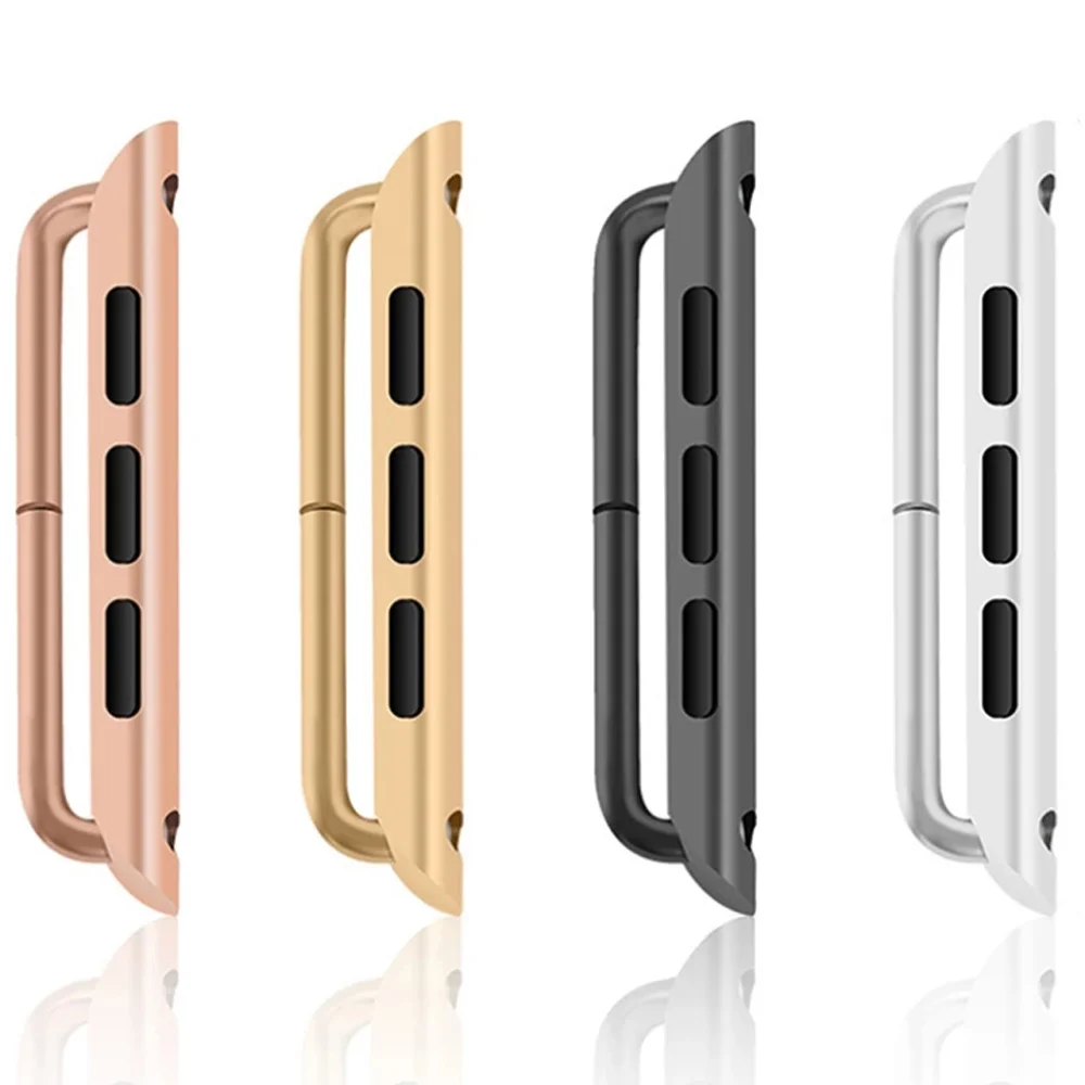 

Соединитель адаптера для Apple Watch band series 6 SE 3 4 5 для ремешка iwatch 42 мм 38 мм 44 мм 40 мм адаптер застежки из нержавеющей стали