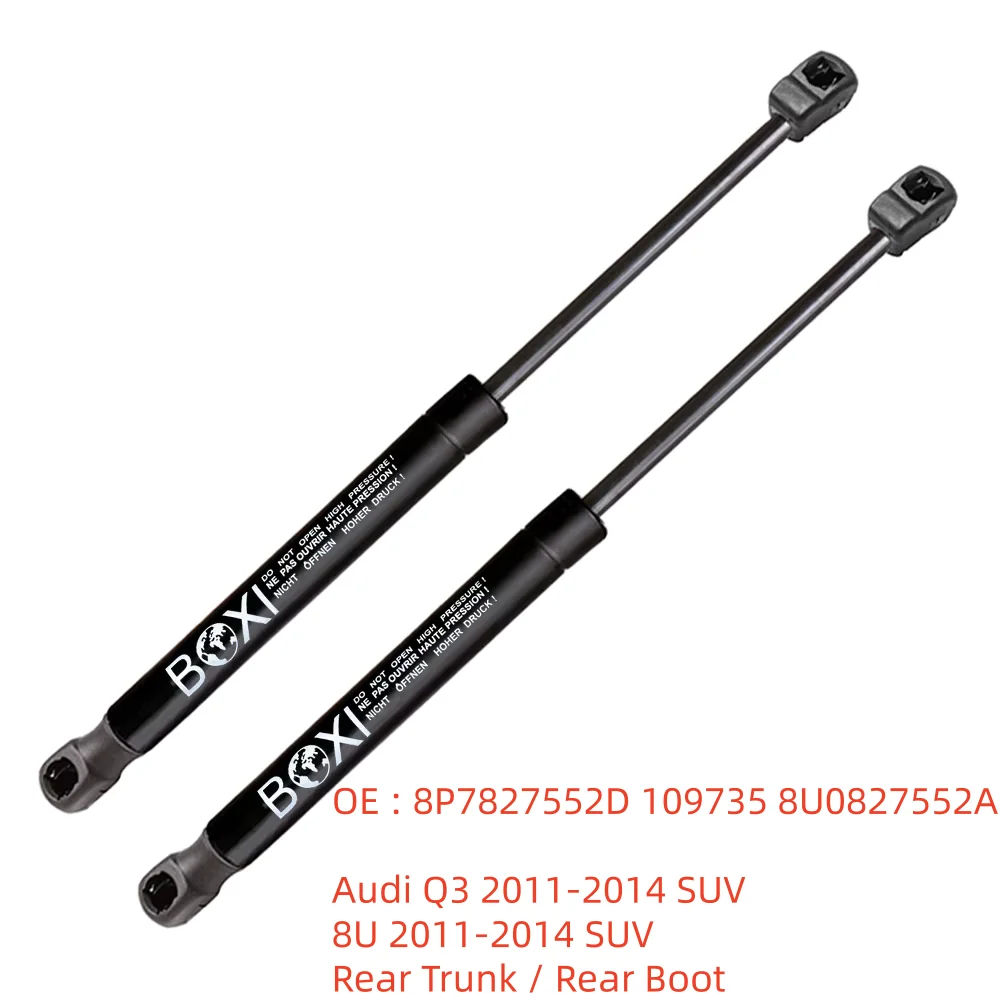 

Газовые упоры (амортизаторы) BOXI, 2 шт., для задней двери багажника Audi Q3 2011-2014 SUV 8U, артикул 8U0827552A